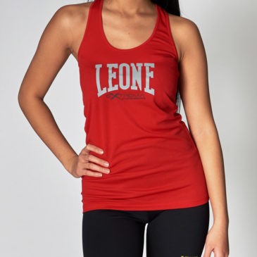 Camiseta Leone Extrema tirantes mujer roja
