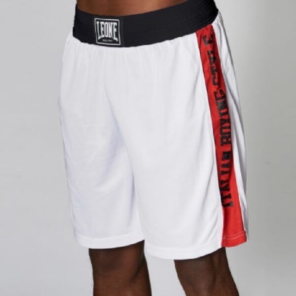 Pantalones de Boxeo Leone Italia blancos