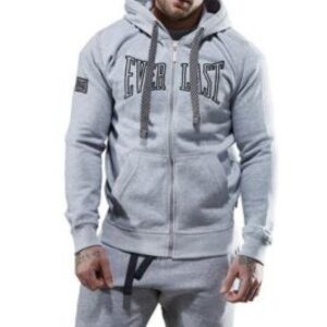 Sudadera Everlast Full Zip gris