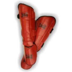 Espinilleras Charlie Fast rojas