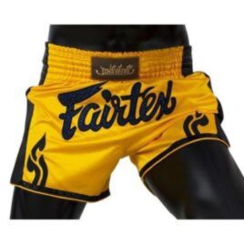 Pantalones Muay Thai Fairtex BS1701 amarillo