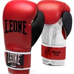 Guantes de Boxeo Leone Flash rojos