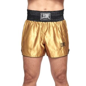 Pantalones Muay Thai Leone Basic dorados