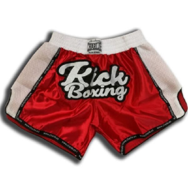 Pantalones Muay Thai Charlie TSS rojos