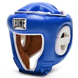 Casco de Boxeo Leone Combat azul