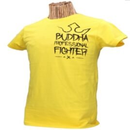 Camiseta Buddha Pro Fighter amarilla
