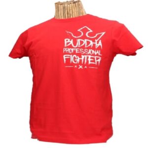 Camiseta Buddha Pro Fighter roja