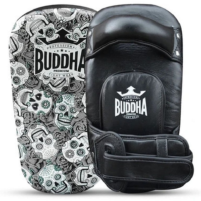 Buddha Manoplas De Boxeo Curvadas Buddha Thailand Black-White