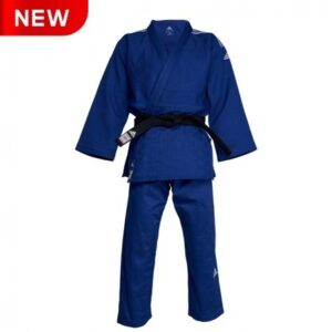 Judogi Adidas Champion III IJF azul (bandas blancas)