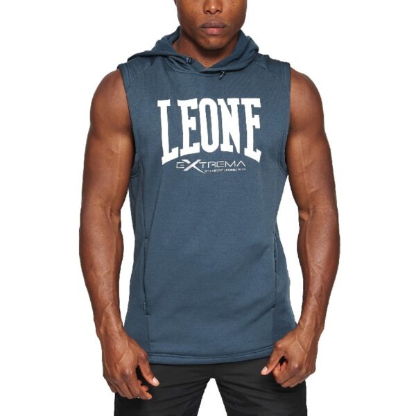 Sudadera Leone sin mangas Logo gris