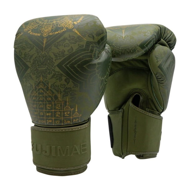 Guantes de Boxeo FUJIMAE Sak Yant verdes