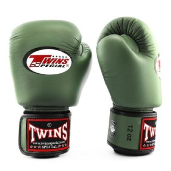 Guantes de Boxeo Twins Special BGVL3 Verde Militar
