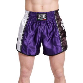 Pantalones Muay Thai Leone Training morados