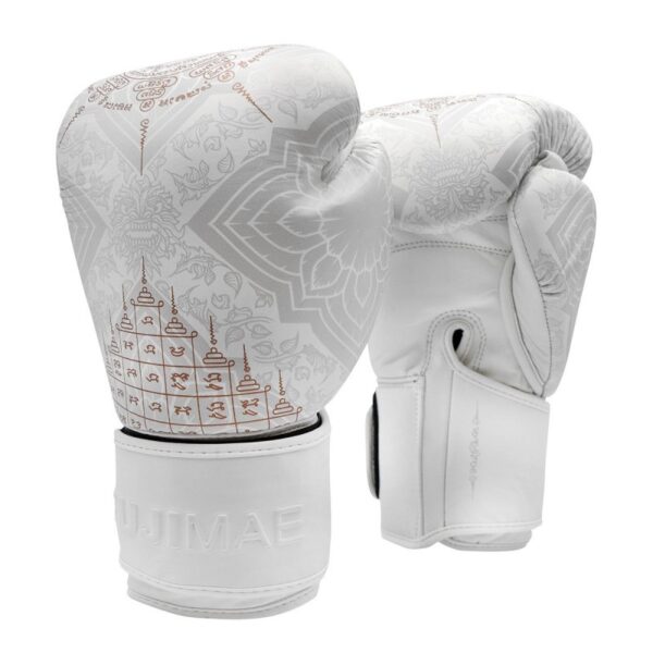 Guantes de Boxeo FUJIMAE Sak Yant blancos