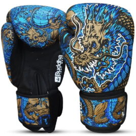 Guantes de Boxeo Buddha Dragon azul