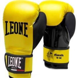 Guantes de Boxeo Leone Flash amarillos