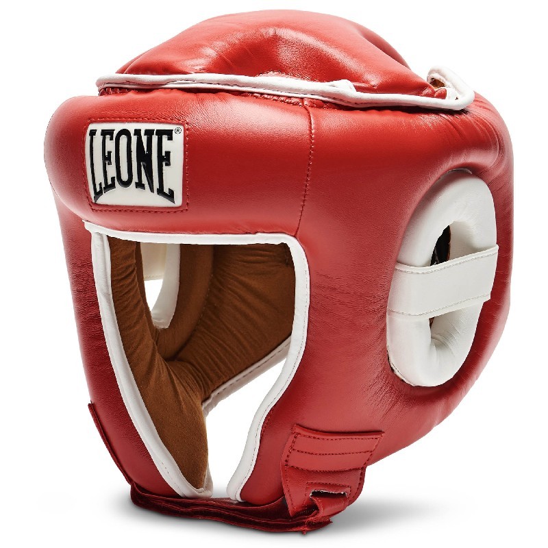 Casco de Boxeo Leone Combat rojo