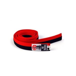 Cinturon Daedo Poomsae rojo - negro