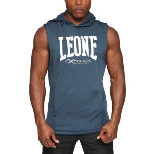 Sudadera Leone s/mangas Logo gris