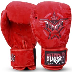 Guantes de Boxeo Buddha Army rojo