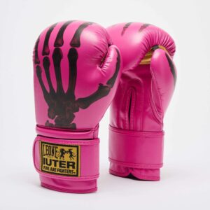 Guantes de Boxeo Leone IUTER rosa