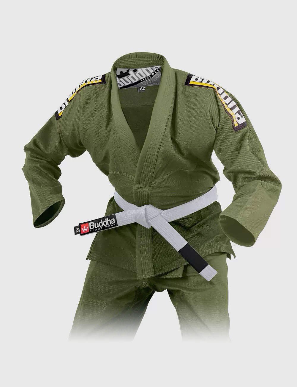 Kimono de BJJ Buddha infinity verde