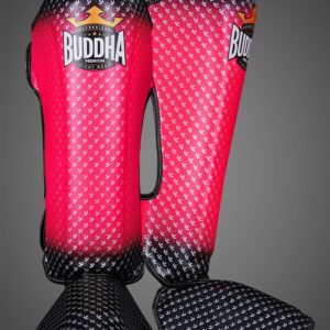 Espinilleras Buddha Titanium rosas