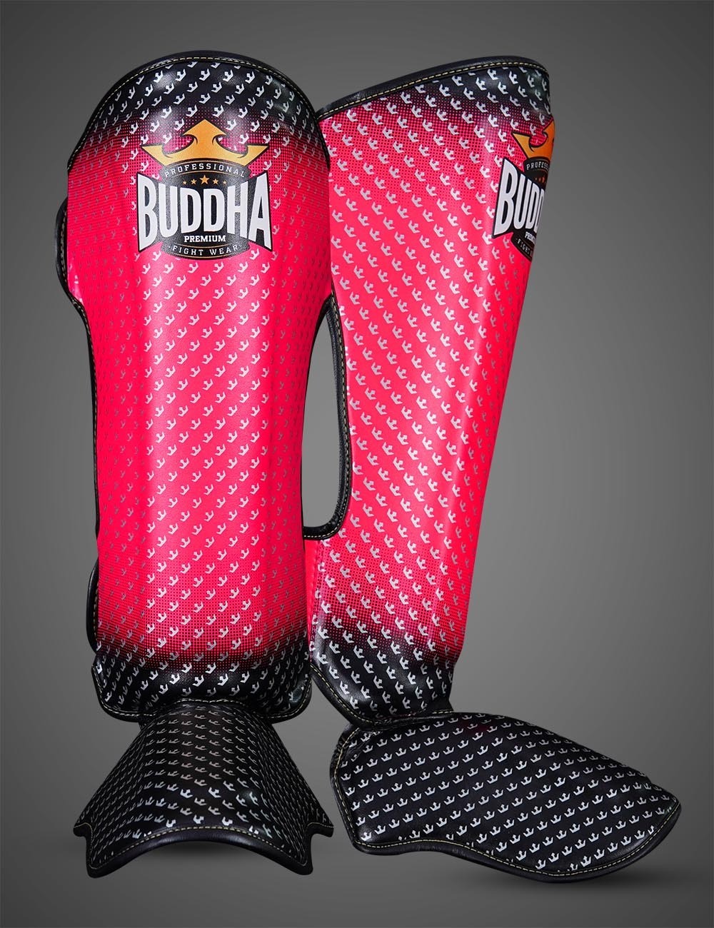 Espinilleras Buddha Titanium rosas