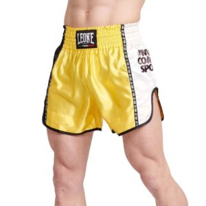 Pantalones Muay Thai Leone Training amarillos