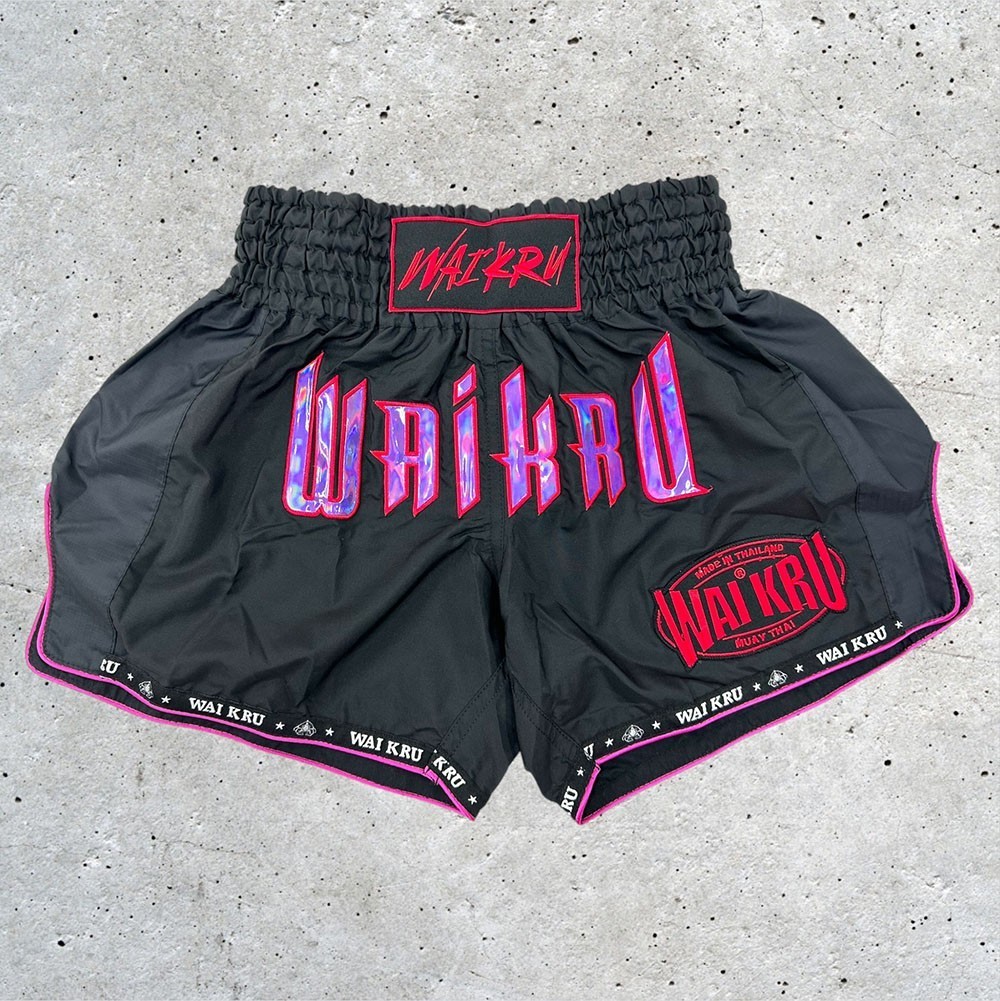 Pantalones Muay Thai Waikru Black