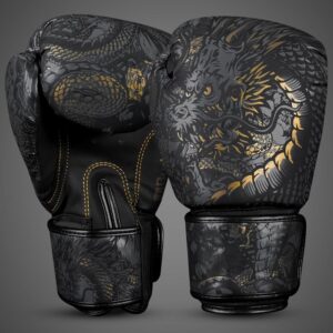 Guantes de Boxeo Buddha Dragon negros