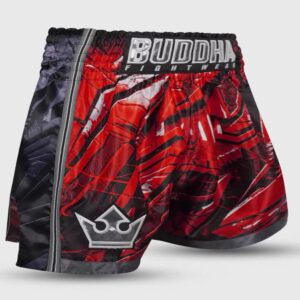 Pantalones Muay Thai Buddha Urban rojo