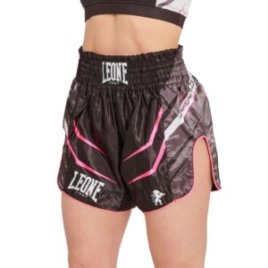 Pantalones Muay Thai Leone Revo Fluo rosa