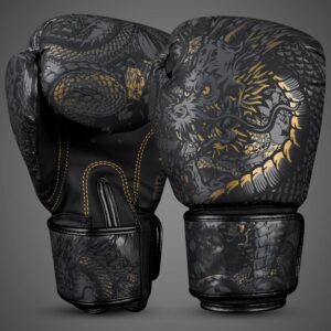 Guantes de Boxeo Buddha Dragon negros