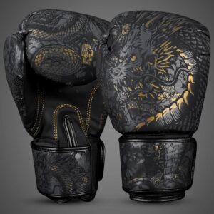 Guantes de Boxeo Buddha Dragon negros