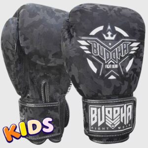 Guantes de Boxeo infantil Buddha Army negro