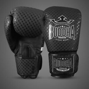 Guantes de Boxeo Buddha Titanium negro mate