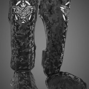 Espinilleras Buddha Army negras