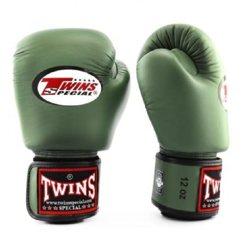 Guantes de Boxeo Twins Special BGVL3 Verde Militar