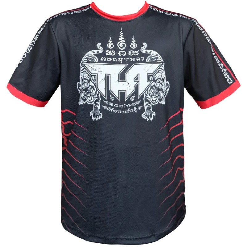 Camiseta Tuff True Power Double Tiger negra
