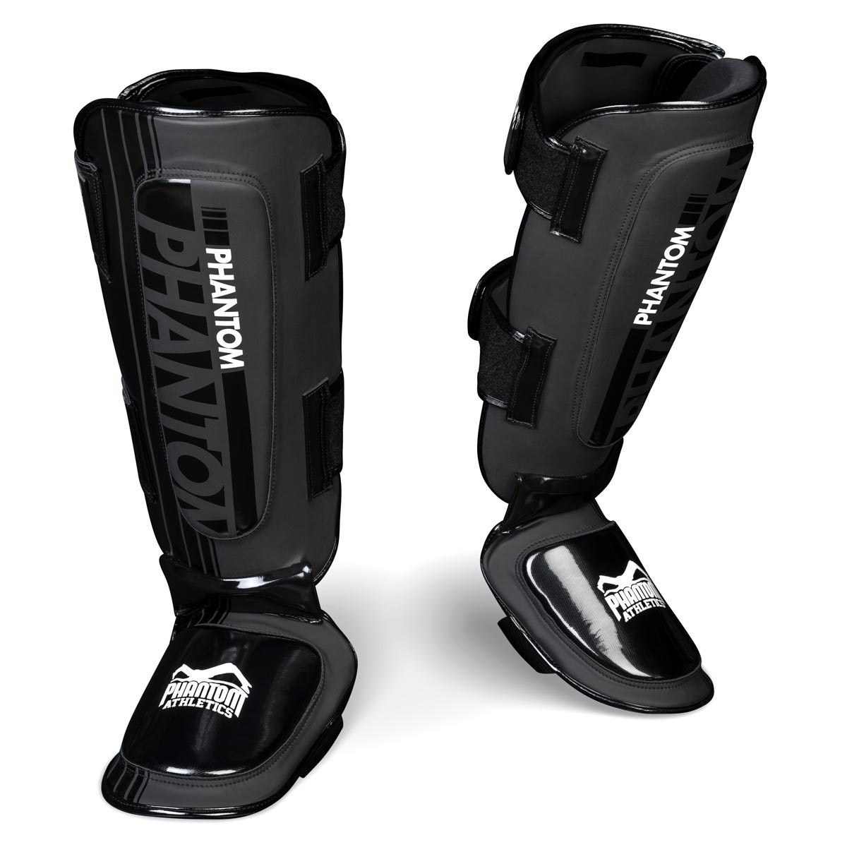 Espinilleras Phantom Apex Hybrid negras