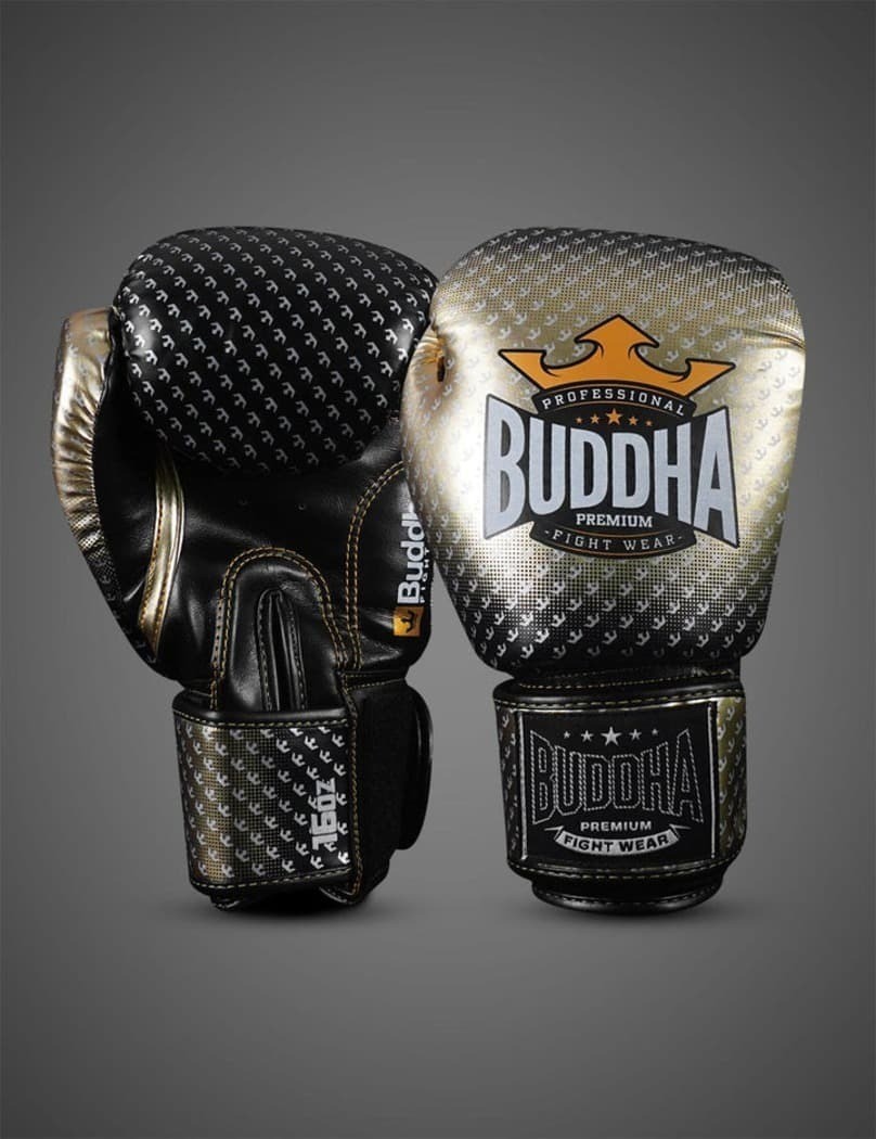 Guantes de Boxeo Buddha Titanium dorados
