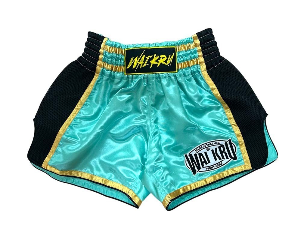 Pantalones Muay Thai Waikru Retro Mesh mint