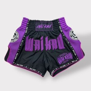 Pantalones Muay Thai Waikru Mesh purple