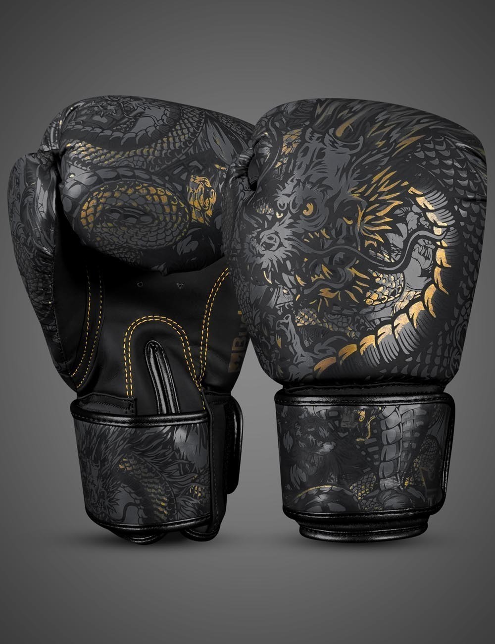 Guantes de Boxeo Buddha Dragon negros
