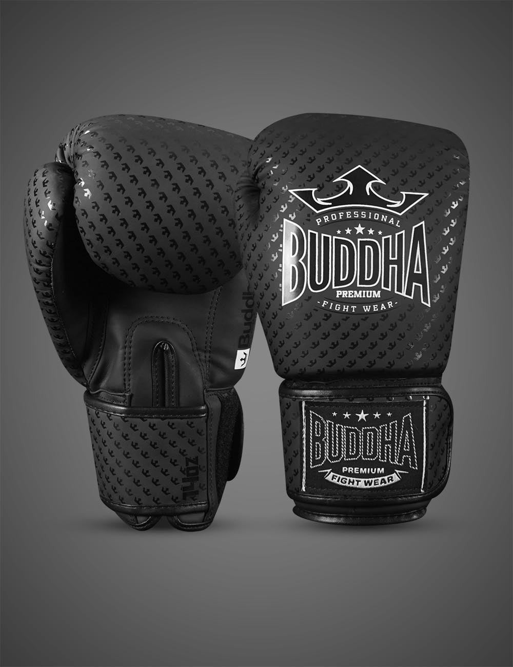 Guantes de Boxeo Buddha Titanium negro mate