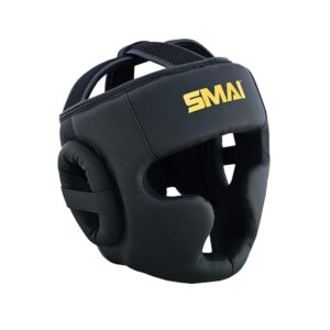 Casco de Boxeo Smai Gold negro