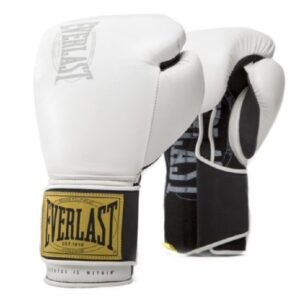 Guantes de Boxeo Everlast Classic Hook Loop blancos