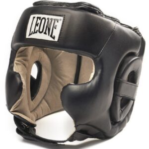 Casco de Boxeo Leone Training negro