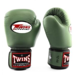 Guantes de Boxeo Twins Special BGVL3 Verde Militar
